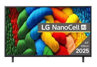 LG Smart Τηλεόραση 43" 4K UHD LED NanoCell 43NANO80A3B HDR (2025)