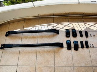 Πωλούνται Hermes Μπάρες Οροφής Αλουμινίου GS2A/GS2AM 85εκ. Universal (Σετ με πόδια) Μαύρες