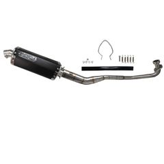 Εξάτμιση HYPER-X Racing Φ51 μαύρη Honda Innova 125 / Astrea Grand X 110i