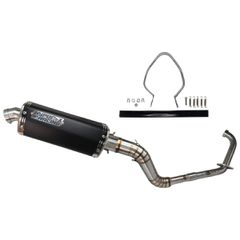 Εξάτμιση HYPER-X Racing Φ51 High Up μαύρη YAMAHA CRYPTON X 135