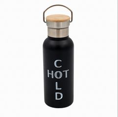 Θερμός παγούρι ECO 750ml σε μαύρο χρώμα