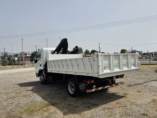 Mitsubishi Canter 2010 7C18  Γερανός Hiab XS 055-2  Ανατρεπόμενη Καρότσα-thumb-12