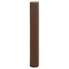 Φράχτης Κήπου Διπλής Όψης Καφέ 1,8x3 μ. PVC 42002621-thumb-3