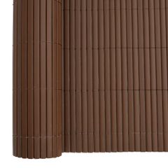 Φράχτης Κήπου Διπλής Όψης Καφέ 1,8x3 μ. PVC 42002621-thumb-7