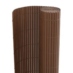 Φράχτης Κήπου Διπλής Όψης Καφέ 1,8x3 μ. PVC 42002621-thumb-5