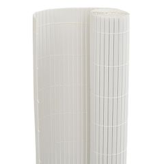 Φράχτης Κήπου Διπλής Όψης Λευκός 1,8x5 μ. PVC 42002623-thumb-5