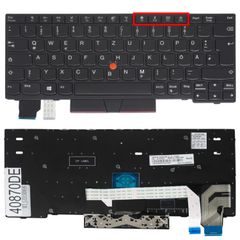Deutsche Tastatur für Laptop - German Laptop Keyboard για Lenovo ThinkPad X280 SN20P33939 PK1316P3B12 01YP228 2B-BBF20L702 DE Pointer Βlack ( Κωδ.40870DE )