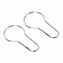 Curtain Hooks 12pcs metal κρίκοι κουρτίνας μπάνιου MRShome MRS44002L