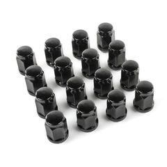 Kimpex Wheel Nuts M12 X 1.25 Closed Black - Set Of 16