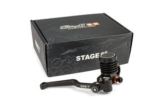 Τρομπα Φρενου Εμπρος Δεξια Stage6R/T Ø12Mm Scooter / Παπι / Μοτο Universal (2 Modes) Μαυρη | Stage6