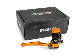 Τρομπα Φρενου Εμπρος Δεξια Stage6R/T Ø12Mm Scooter / Παπι / Μοτο Universal (2 Modes) Πορτοκαλι | Stage6