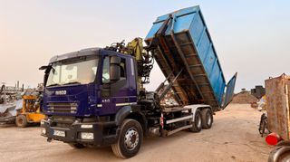 Ανατροπή + Γερανός Iveco 2007 450