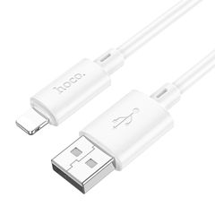 Καλώδιο Hoco X88 USB σε Lightning 2.4A Fast Charging Λευκό 1m