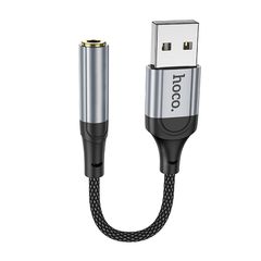 Αντάπτορας Hoco LS36 Fresh USB to 3.5mm Hi-Fi Braided 12cm