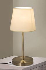 LMP-411/001 DORA TABLE LAMP SATIN NICKEL 1A2 HOMELIGHTING 77-2121