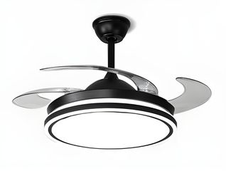 SE LED 36 FAMA BLACK FAN 105x35cm 36W IP20 3CCT WITH MEMORY 2 YEARS WARRANTY HOMELIGHTING 77-50618