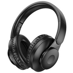 Wireless Ακουστικά Stereo Hoco W45 Enjoy V5.3 4 00mAh AUX Μαύρα