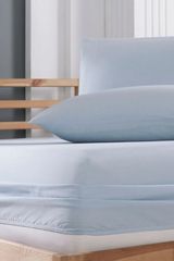 Stewehome Σετ σεντονιών με στρώμα και μαξιλάρι από βαμβακερό ύφασμα με λάστιχο 100x200 cm