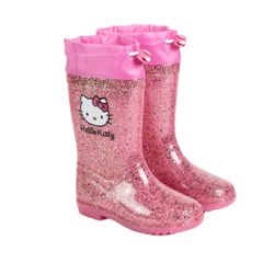 Hello Kitty rubber rainboots-thumb-2