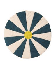 Kids Concept - Play Mat Circus - Teal - 112x112x2 cm