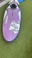 Windsurf Simmer 2012 Simmer windsurfing board 2012, 105 lt, freewave, trifin