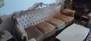 Vintage καπιτονέ σαλόνι-thumb-8