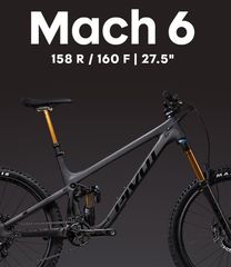 Downhill - Enduro - Trail Pivot 2025 Mach 6 Carbon 158 R / 160 F | 27.5"