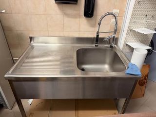πάγκος inox 304 2τεμάχια λάντζα-thumb-6