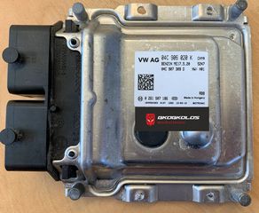 ΕΓΚΕΦΑΛΟΣ AUDI SEAT SKODA VOLKSWAGEN UP CITIGO 1.000cc 12valve ENGINE CODE CHY BOSCH 0261S07186 04C906020K 04C907309D 1037532250 ME17.5.20 ΞΕΚΛΕΙΔΩΤΟΣ ΑΡΙΣΤΟΣ - ΕΓΓΥΗΣΗ!!