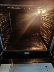 κουζίνα 80lt με κεραμικές εστίες P60εκ. inox