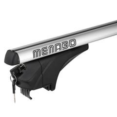 MENABO ΜΠΑΡΕΣ ΑΛΟΥΜΙΝΙΟΥ ARIEM XL 131.5 cm ΣΕ ΑΣΗΜΙ ΧΡΩΜΑ ΓΙΑ KGM Actyon 07/2024 > 5πορτο / SUV ΜΕ FLUSH RAILS - 2 ΤΕΜ. (14710/MB)-thumb-3