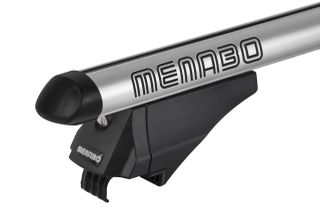 MENABO ΜΠΑΡΕΣ ΟΡΟΦΗΣ ΑΛΟΥΜΙΝΙΟΥ TIGER XL SILVER 131.5 cm ΣΕ ΑΣΗΜΙ ΧΡΩΜΑ ΓΙΑ KGM Korando (C300) 03/2019 > 5πορτο / SUV ΜΕ RAISED RAILS - 2 ΤΕΜ. (8500/ΜΒ)-thumb-1