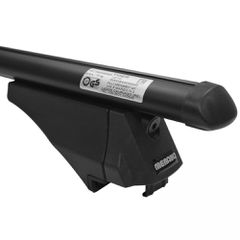 MENABO ΜΠΑΡΕΣ ΟΡΟΦΗΣ ΑΛΟΥΜΙΝΙΟΥ TIGER XL Black 131.5 cm ΣΕ ΜΑΥΡΟ ΧΡΩΜΑ ΓΙΑ KGM Korando (C300) 03/2019 > 5πορτο / SUV ΜΕ RAISED RAILS - 2 ΤΕΜ. (8600/MB)-thumb-2