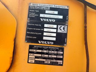 Φορτωτής Με Λάστιχα Volvo 2006 L110E-thumb-15