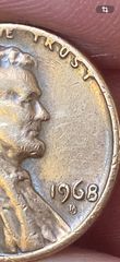 one cent 1968 D Σε σφάλματα-thumb-7