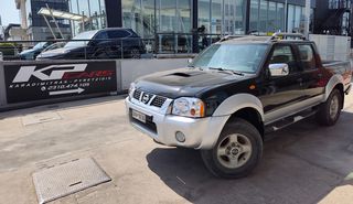 Nissan Navara 2003 ΔΙΠΛΟΚΑΜΠΙΝΟ,ΗΛΙΟΡΟΦΗ,ΜΠΑΡΕΣ ΟΡΟΦΗΣ.