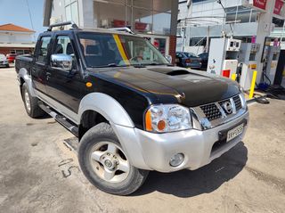 Nissan Navara 2003 ΔΙΠΛΟΚΑΜΠΙΝΟ,ΗΛΙΟΡΟΦΗ,ΜΠΑΡΕΣ ΟΡΟΦΗΣ.-thumb-1