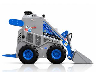 Φορτωτάκι Graecus 2026 DACTYL E-550 KOOP Μίνι φορτωτάκι με πλατφόρμα αναβάτη-thumb-1