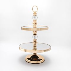 ΟΡΝΤΕΡΒΙΕΡΑ 2 ΕΠΙΠΕΔΩΝ ΜΕΤΑΛΛΙΚΗ ΧΡΥΣΗ 30x50cm Eurolamp 819-00265