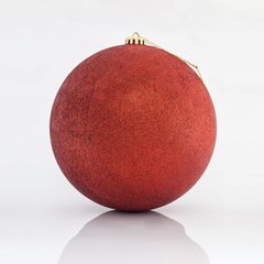 ΜΠΑΛΑ ΠΛΑΣΤΙΚΗ, ΚΟΚΚΙΝΗ ΜΕ GLITTER, ΣΕΤ 2ΤΜΧ, 20cm Eurolamp 600-42621
