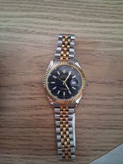 Rolex datejust διχρωμο, αντιγραφο μαζι με κουτι