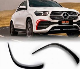 ΣΕΤ ΣΠΟΙΛΕΡ Mercedes Benz GLE Class W167 V167 Front Bumper Splitter AMG Piano Black
