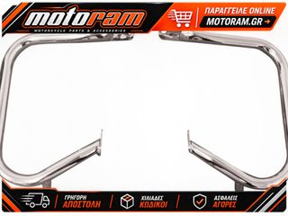 DRAG SPECIALTIES προστατευτικά κάγκελα σαμαριών πίσω 05060512 για Harley Davidson FLHRCI 1450 EFI 99-06 ασημί
