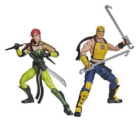 G.I. Joe Classified Series Action Figure 2-Pack #212 Ninja Force Scarlett & T'Jbang 15 cm