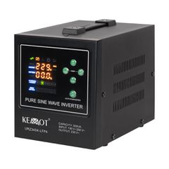 KEMOT PROsinus-500-LiFePo4 emergency power supply – a pure sine wave inverter with a 12V charging function, 230V, 500VA/300W