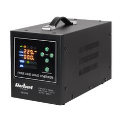 Rebel POWER-1000-LiFePo4 emergency power supply – a pure sine wave inverter with a 12V 230V charging function, 1000VA/700W