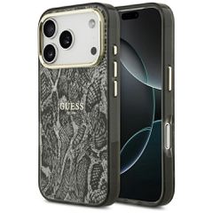 Guess Python Pattern MagSafe Case for iPhone 17 Pro / 18 Pro - Black