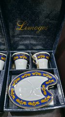 Σετ 6 τεμ. φλυτζάνια καφέ πορσελάνη limoges