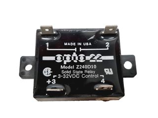 Ρελέ Στερεάς Κατάστασης Opto 22 MODEL Z240D10 SSR (Solid State Relais / Halbleiterrelais 10A 240VAC)