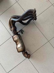 Kawasaki Ninja ZX-6R / ZX600P (2007-2008) - Γνήσιοι Λαιμοί Εξάτμισης / Χταπόδι με Καταλύτη & Αισθητήρα "λ"